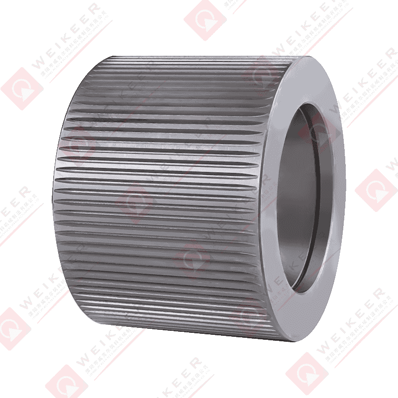 Corrugated Close End Bearing Steel Pellet Roller 