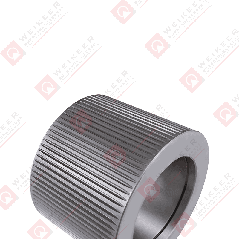 Corrugated Close End Bearing Steel Pellet Roller 