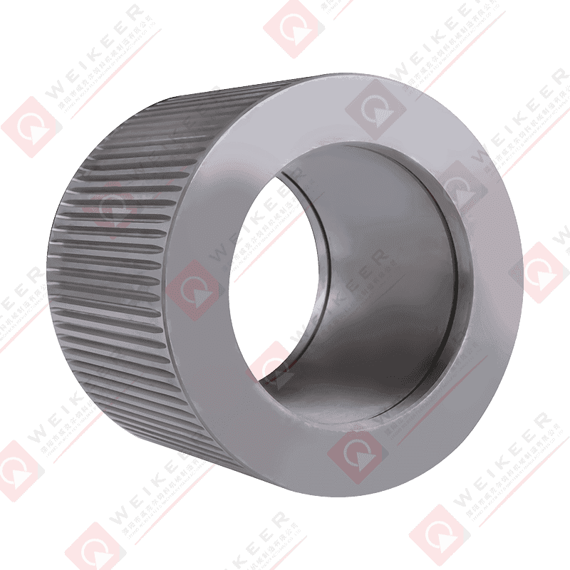 Corrugated Close End Bearing Steel Pellet Roller 